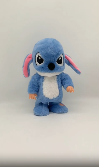 30cm electric walking and singing plush toy with music