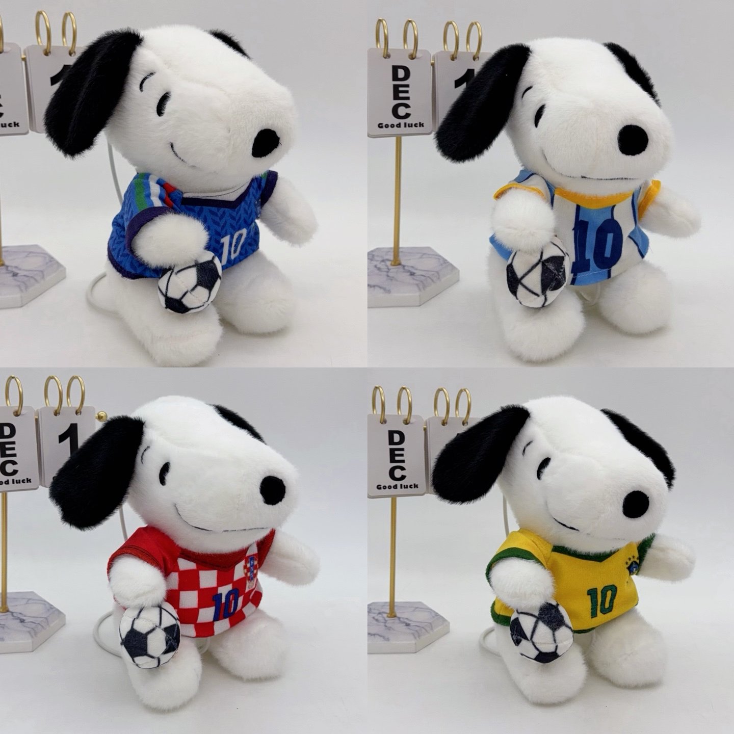 Peluche Snoopy con Fútbol 25cm