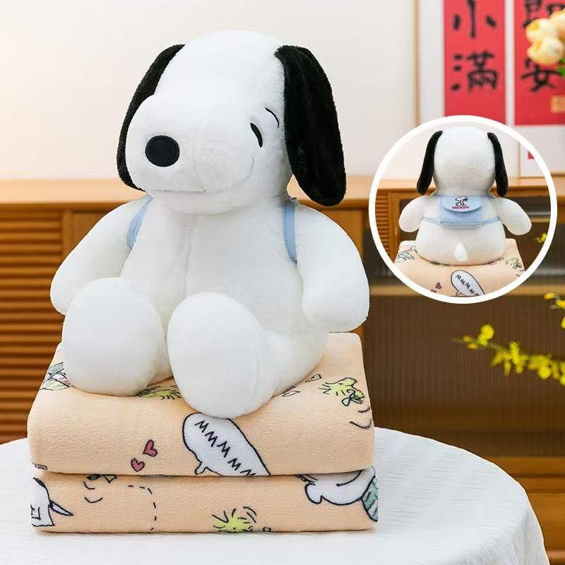 Peluche Snoopy con Mochila Azul 25cm
