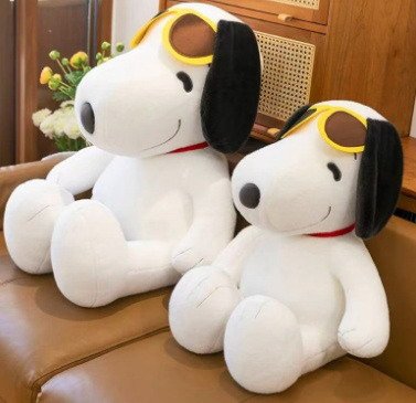 Peluche Snoopy con Ojos Grandes 33cm