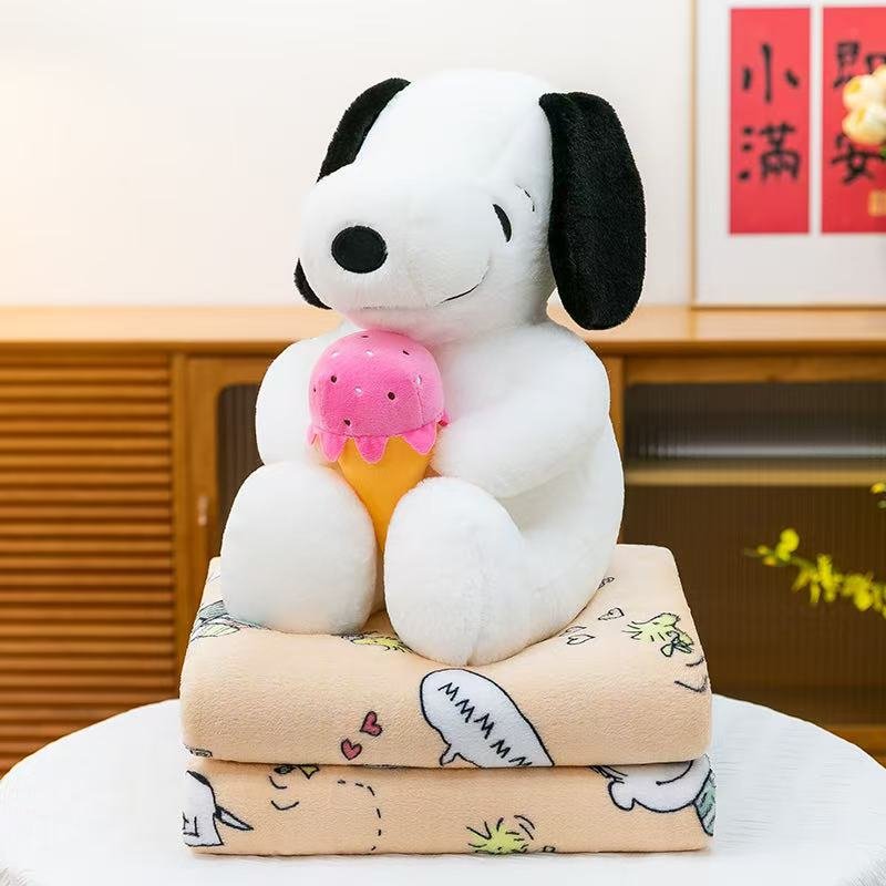 Peluche Snoopy con Helado 25cm