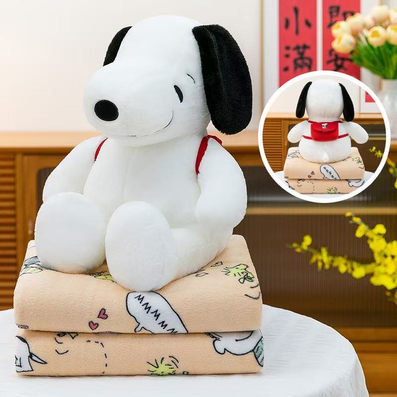 Peluche Snoopy con Mochila Roja 25cm