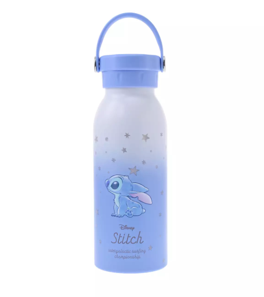 Vaso Térmico Disney Stitch con Asa y Diseño de Estrellitas — Edición Importada de Japón, 500 ml