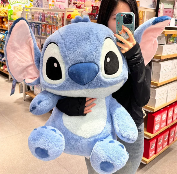 Peluche gigante Stitch tipo almohada, muñeco de felpa 32–80 cm, regalo para pareja