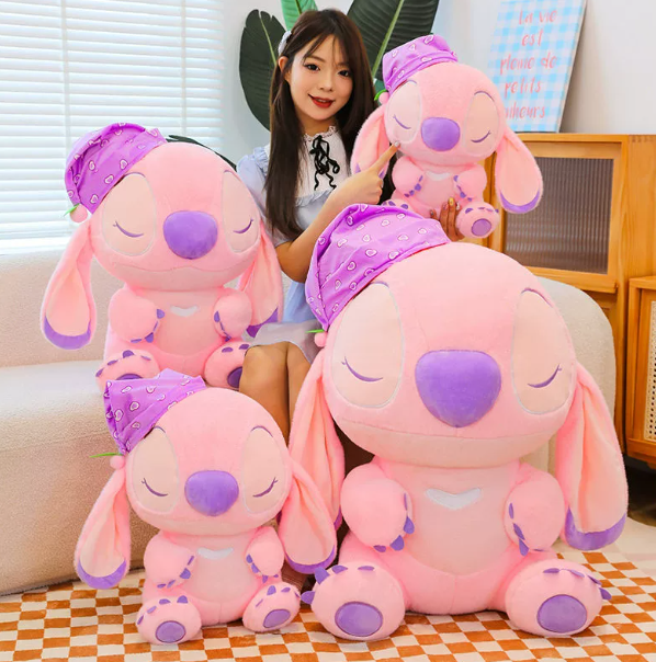 Peluche Stitch dulce sueño, muñeco de felpa 40–80 cm, almohada para dormir, regalo de Lilo & Stitch
