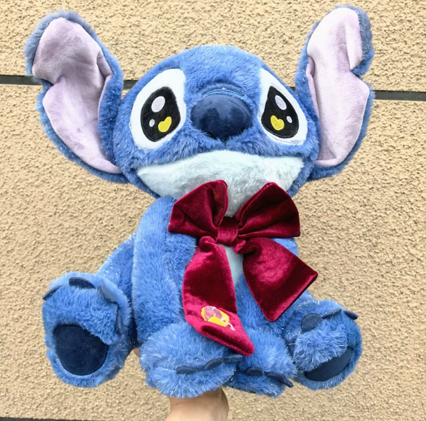 Peluche Stitch Brillante con Lazo, Peluche de Stitch Lilo & Stitch para Regalo y Venta al por Mayor