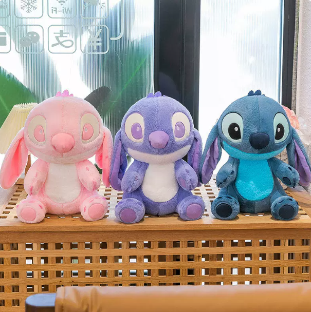 Peluche Stitch de Colores, Peluche de Stitch para Dormir y Regalo de Cumpleaños para Chicas