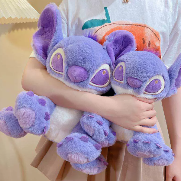 Peluche Stitch Color Taro Púrpura Estilo 